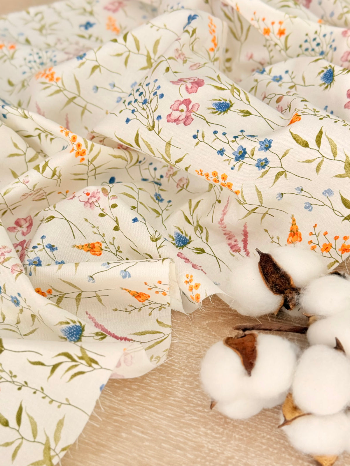 Cotton Twill Meadow Bloom