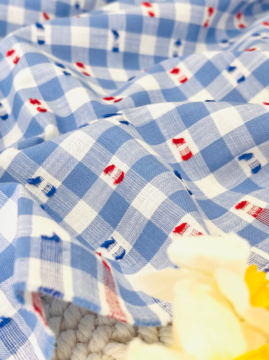 Printed Cotton Checks 05