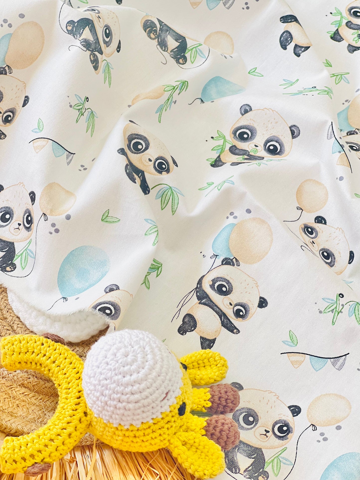 Cotton Twill Baby Panda