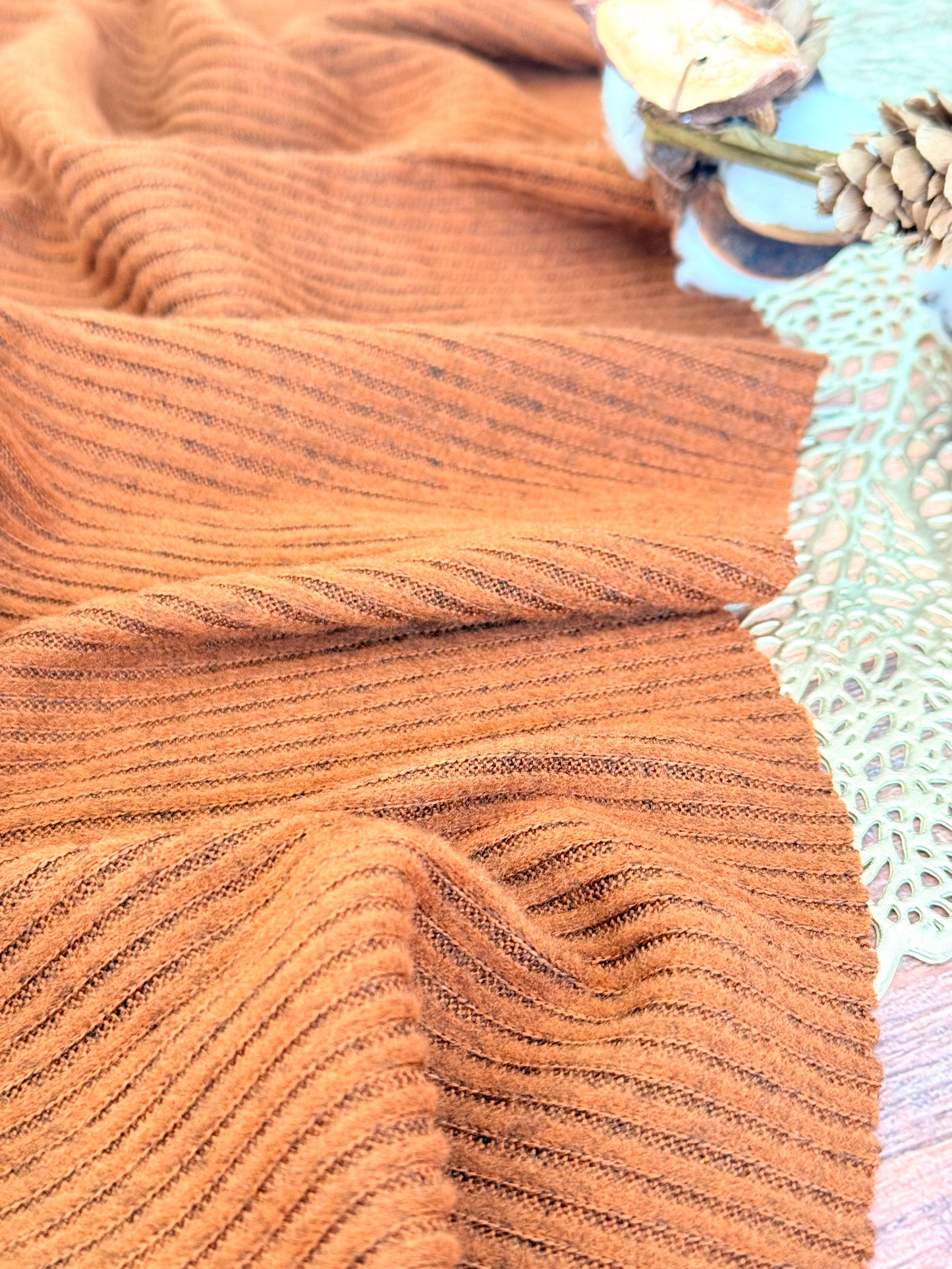 Sweater Knitted Rib Heather