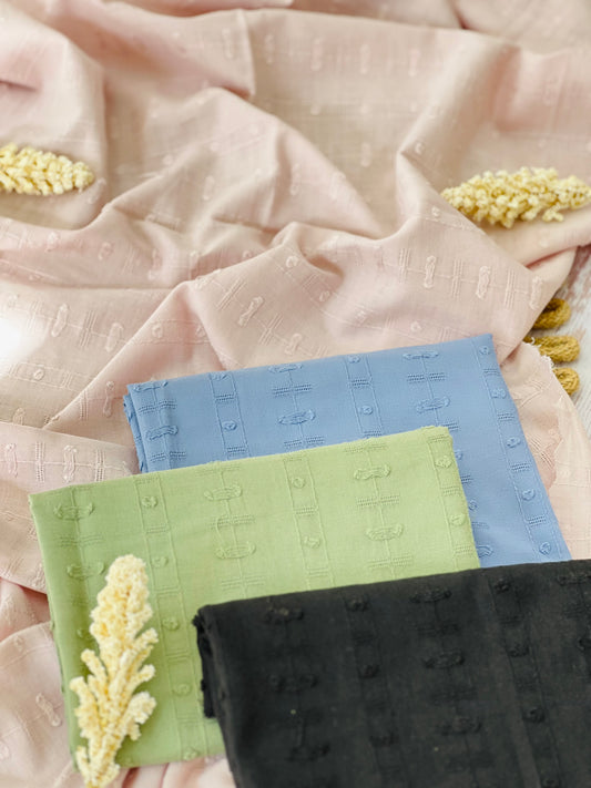 Embroidered Plumeti Cotton Dotty