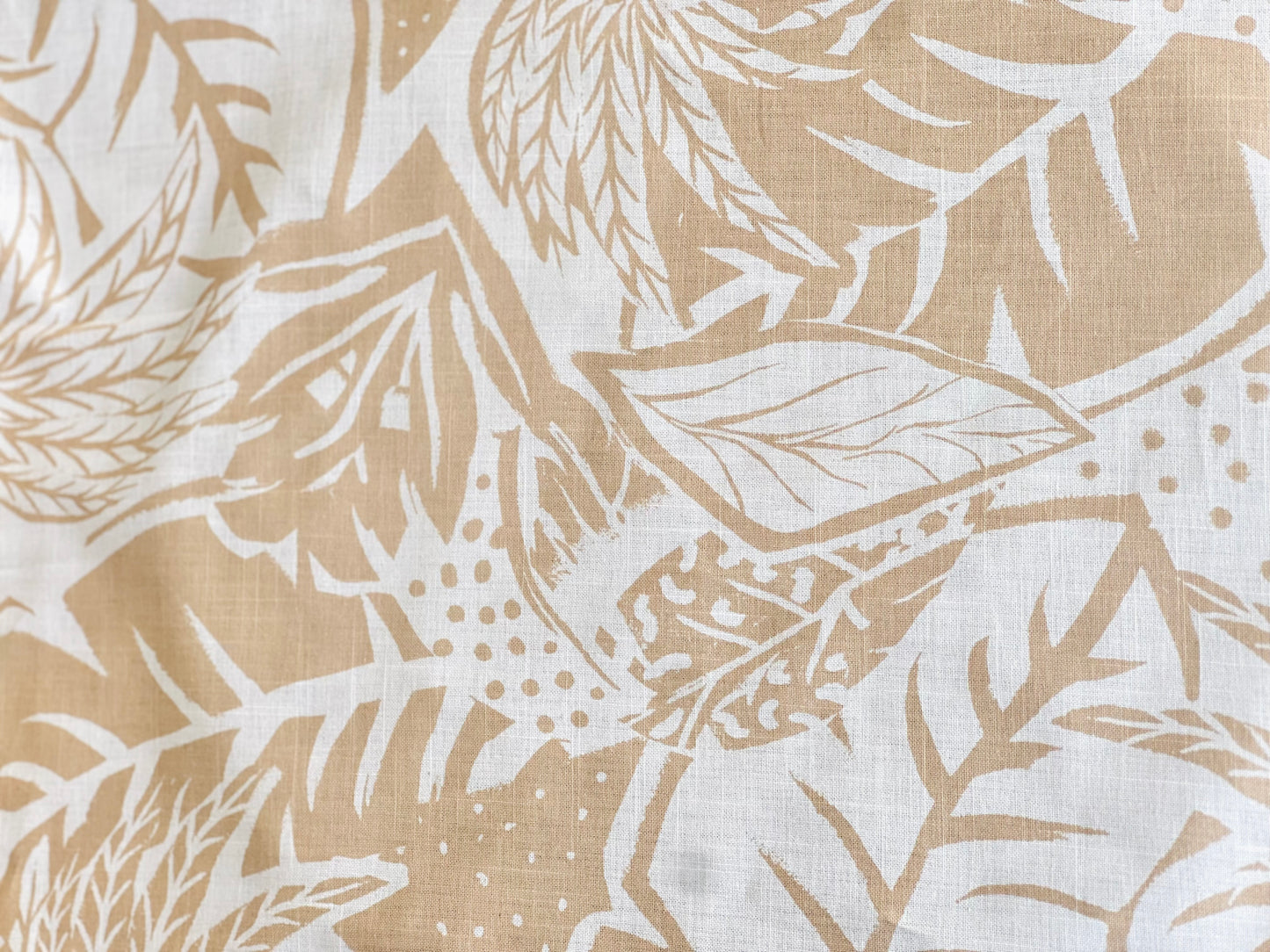 Printed Linen Island Botanics