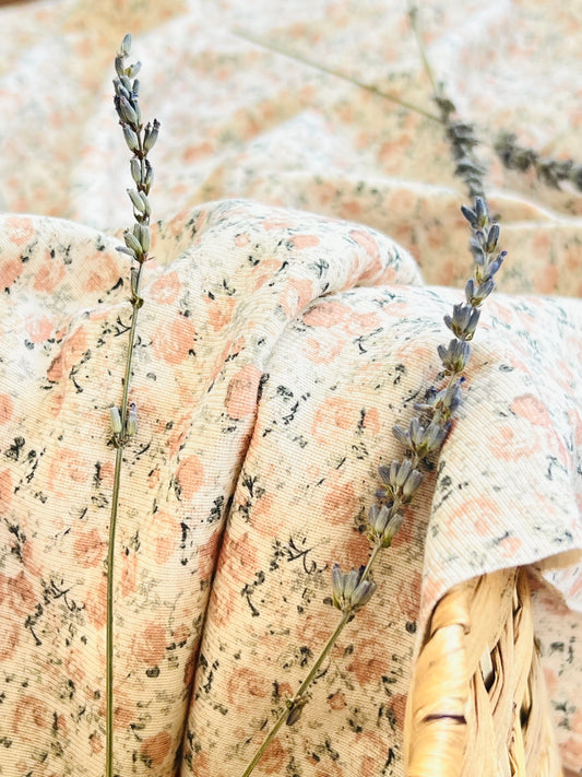 Printed Cotton Jersey Flowers 02