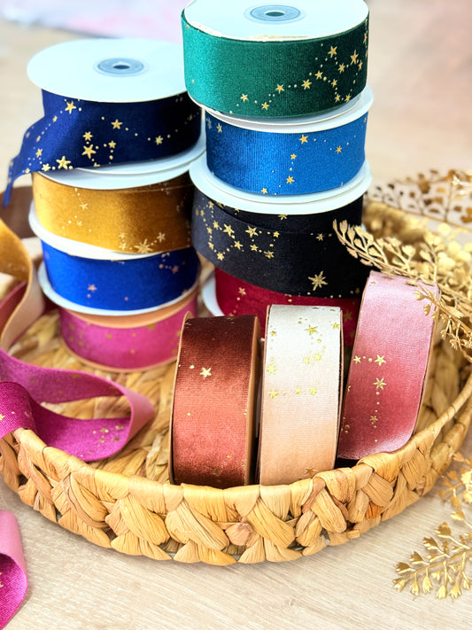 Listón Velvet Constellations