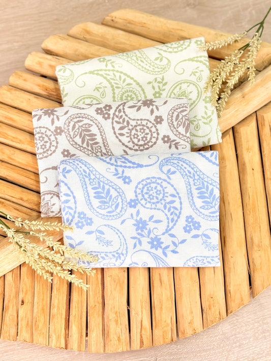 Artisanal Printed Linen Rustic Whispers