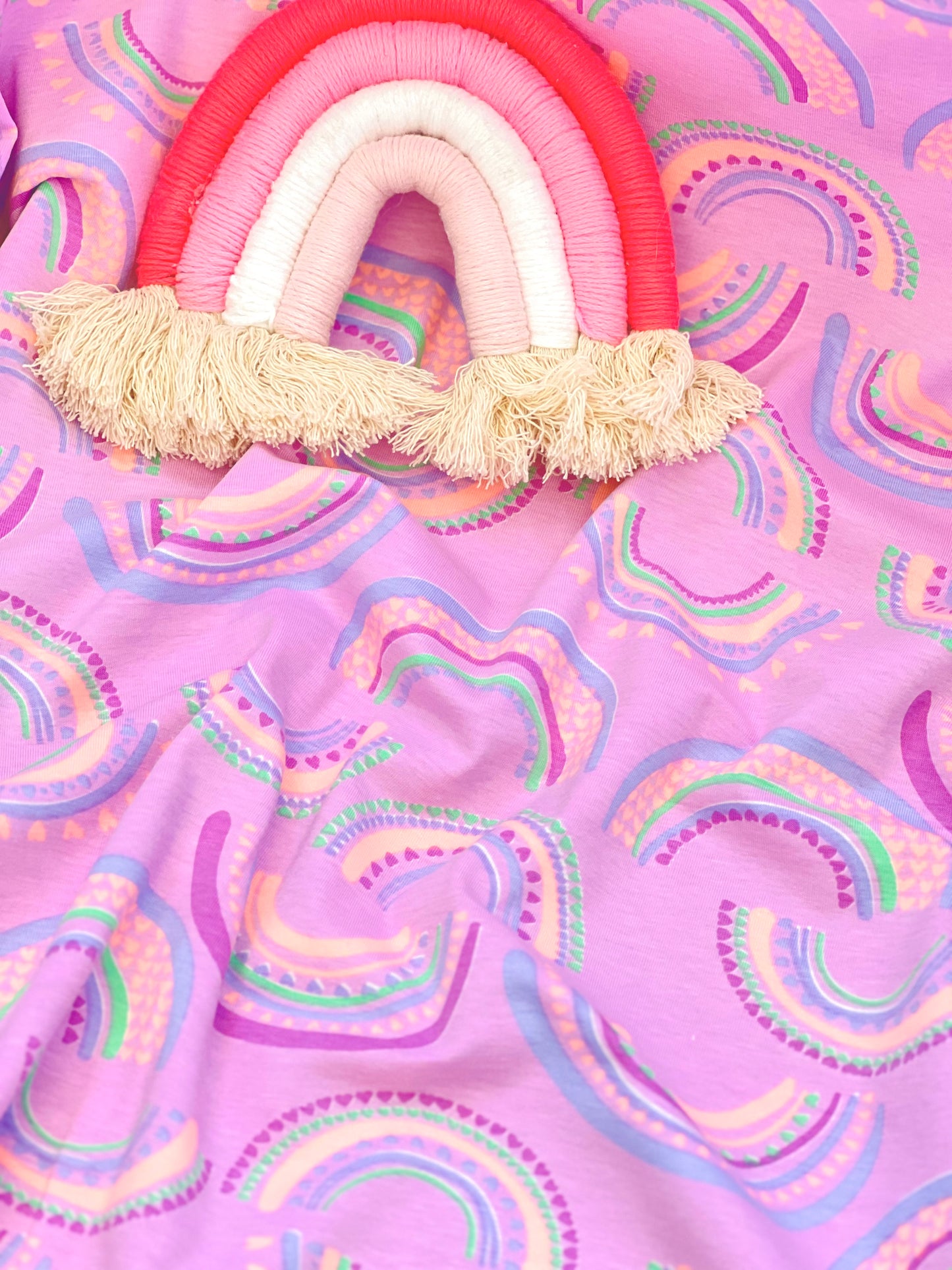 Interlock Rainbows & Hearts