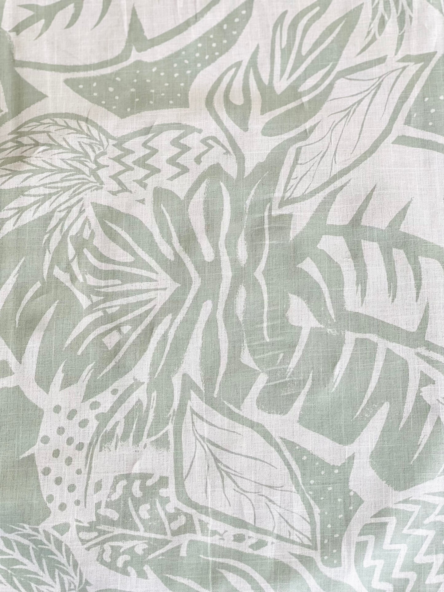 Printed Linen Island Botanics