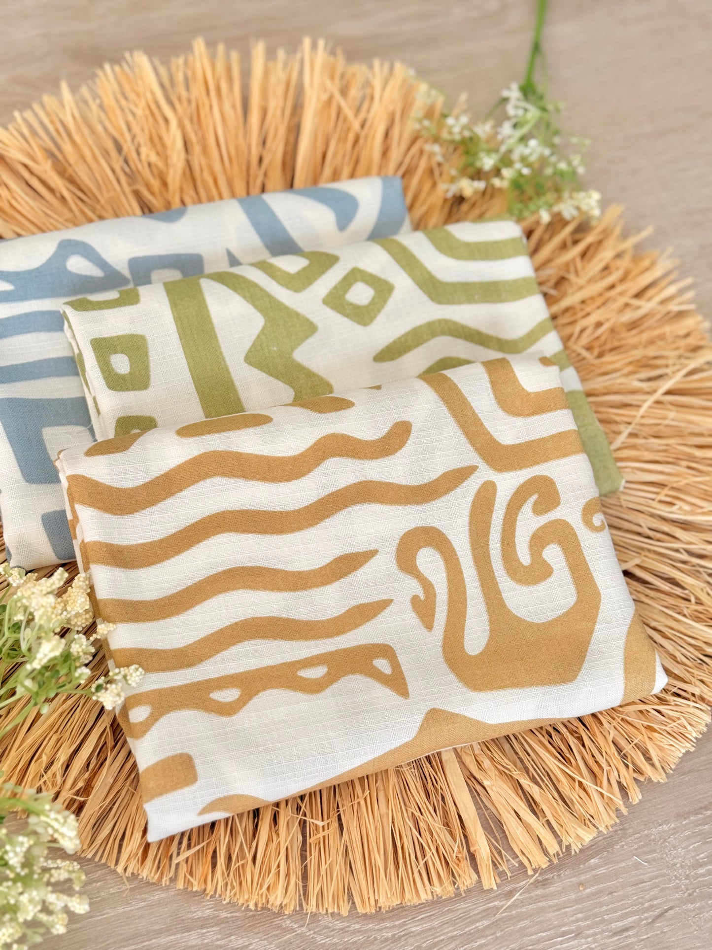 Printed Linen Sahara Flow