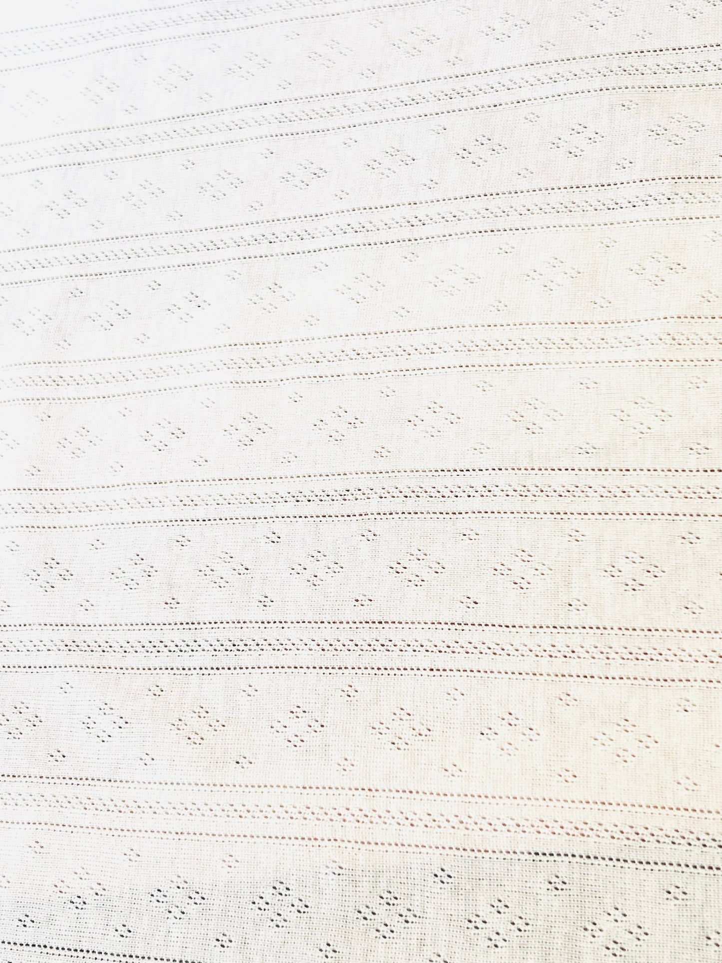 Cotton Jersey Stripes & Diamonds