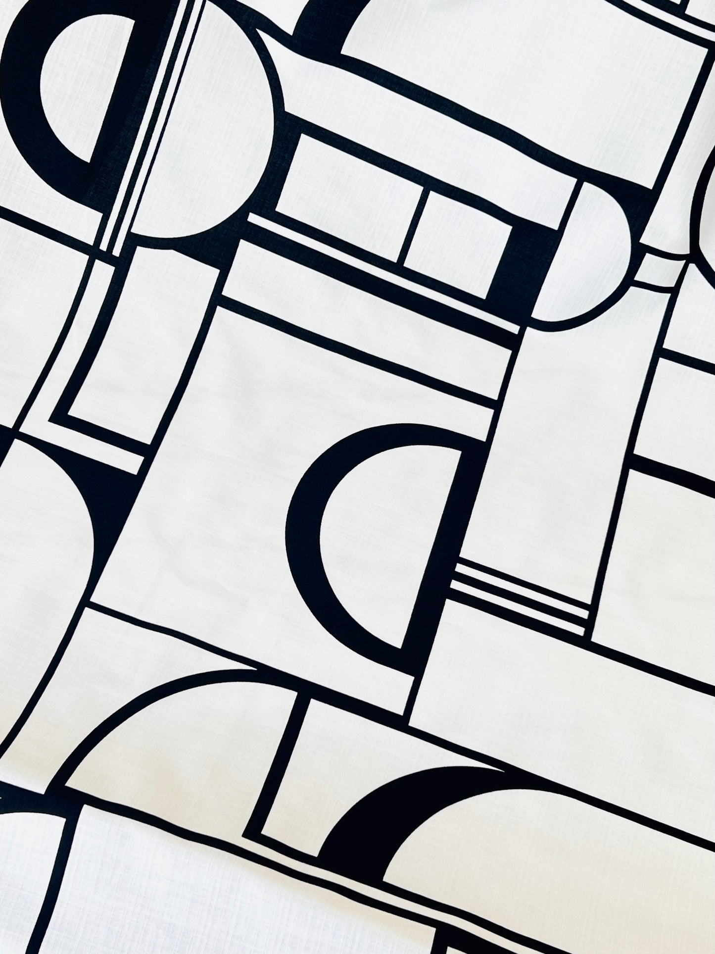 Printed Linen Geometrics