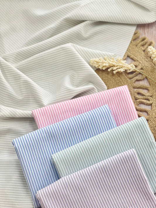 Algodón Mil Rayas Pastel CH