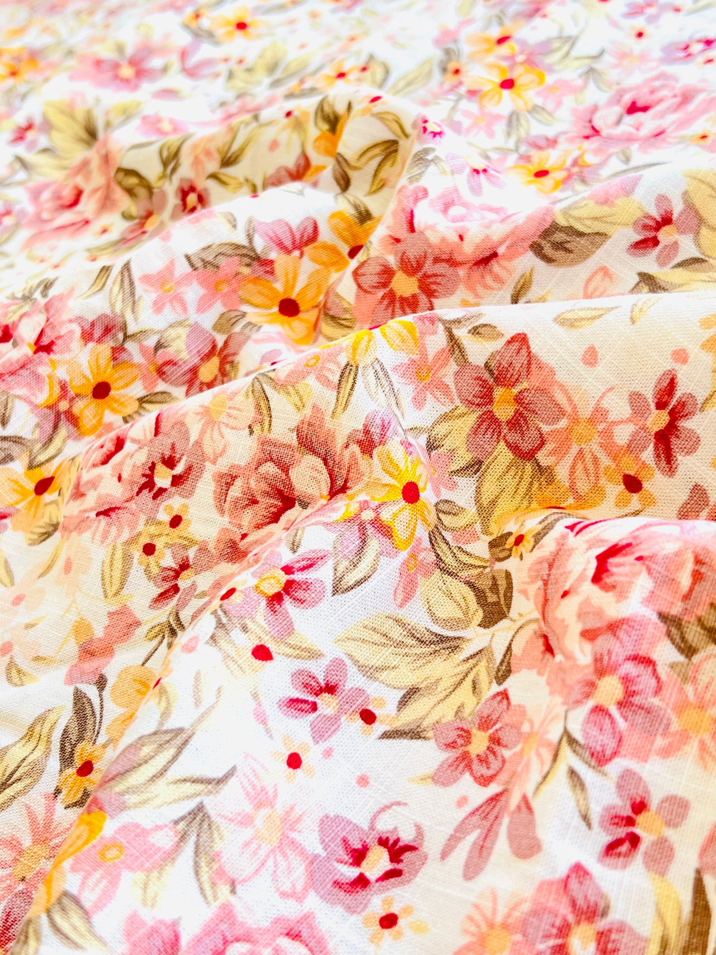 Printed Linen Spring Love