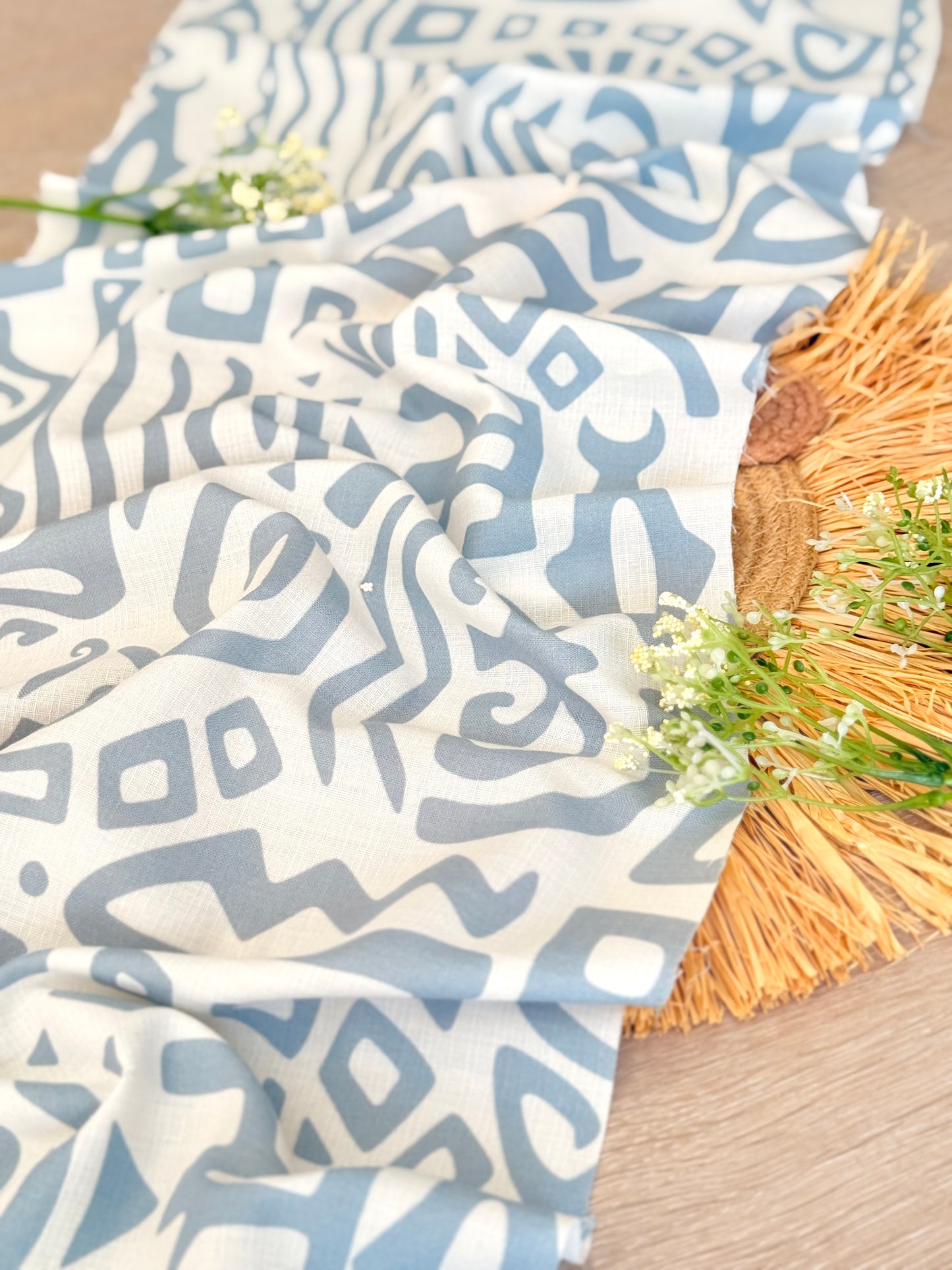 Printed Linen Sahara Flow