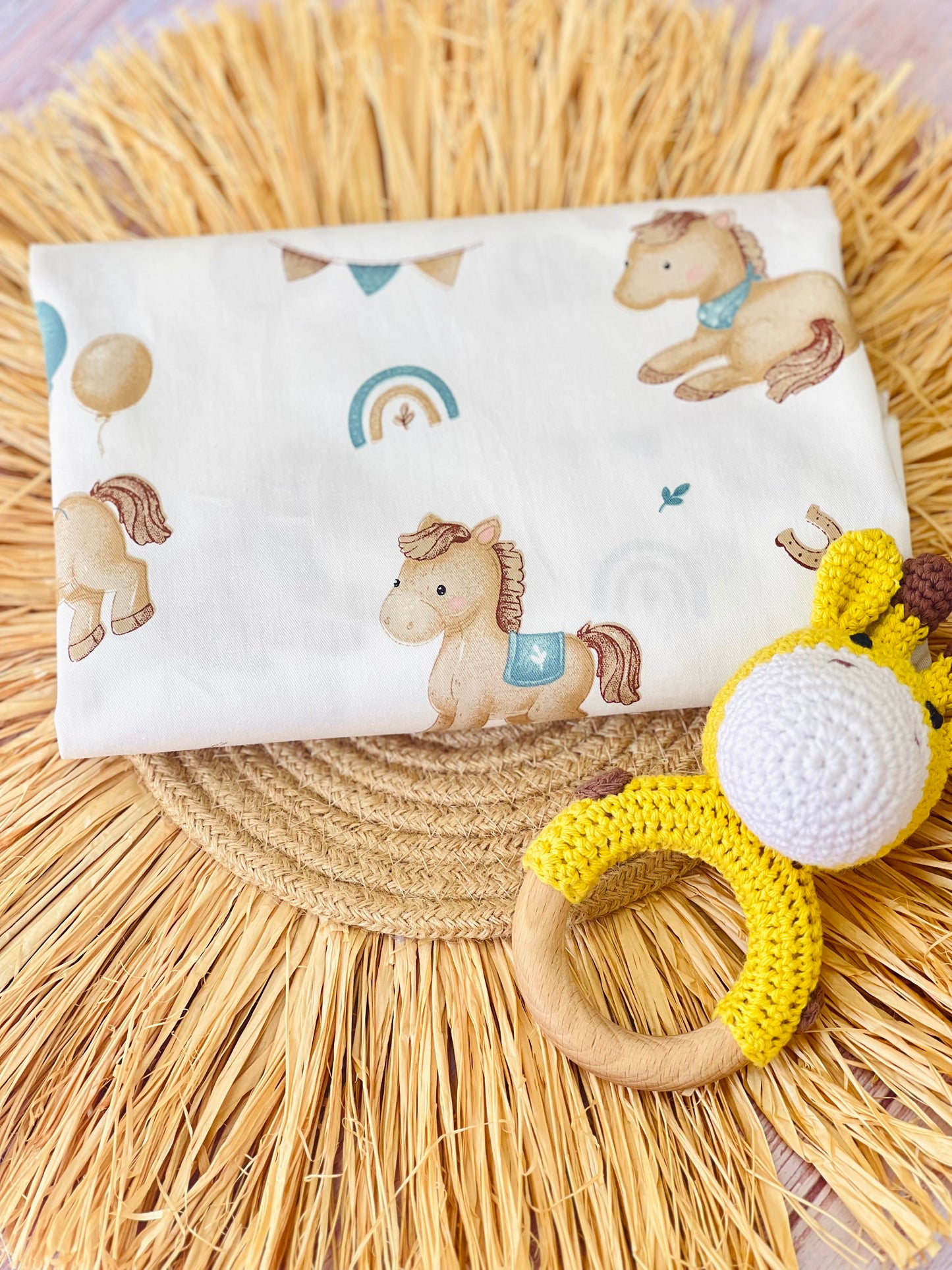 Cotton Twill Baby Horse