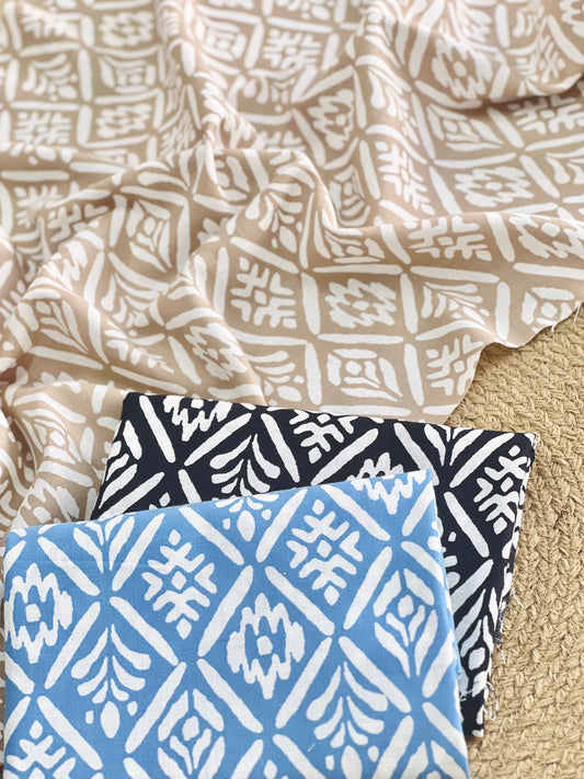 Printed Linen Tribal