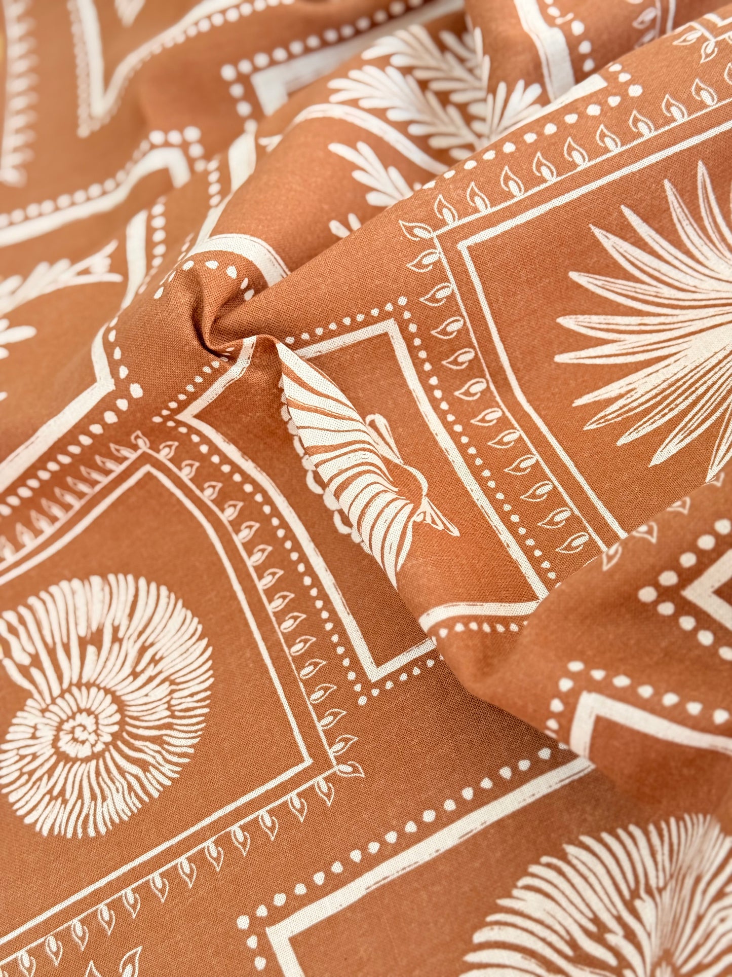 Printed Linen Palm Postcards