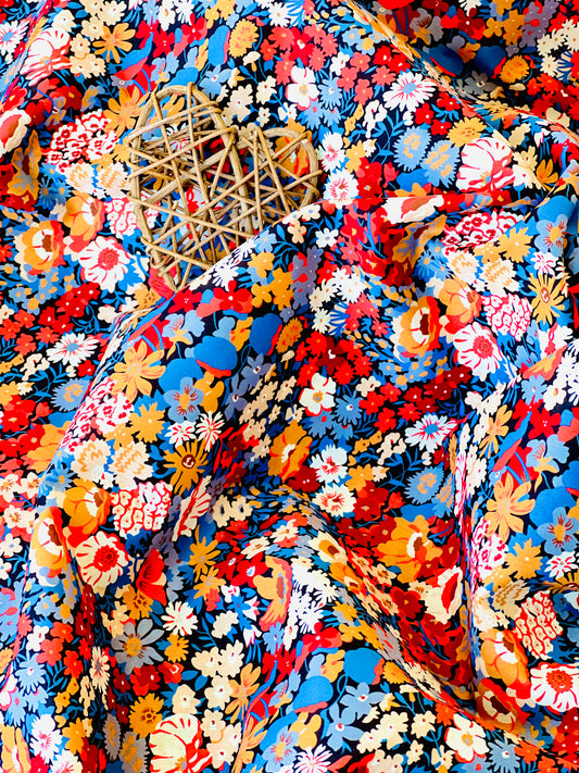 Printed Cotton Flowers 03