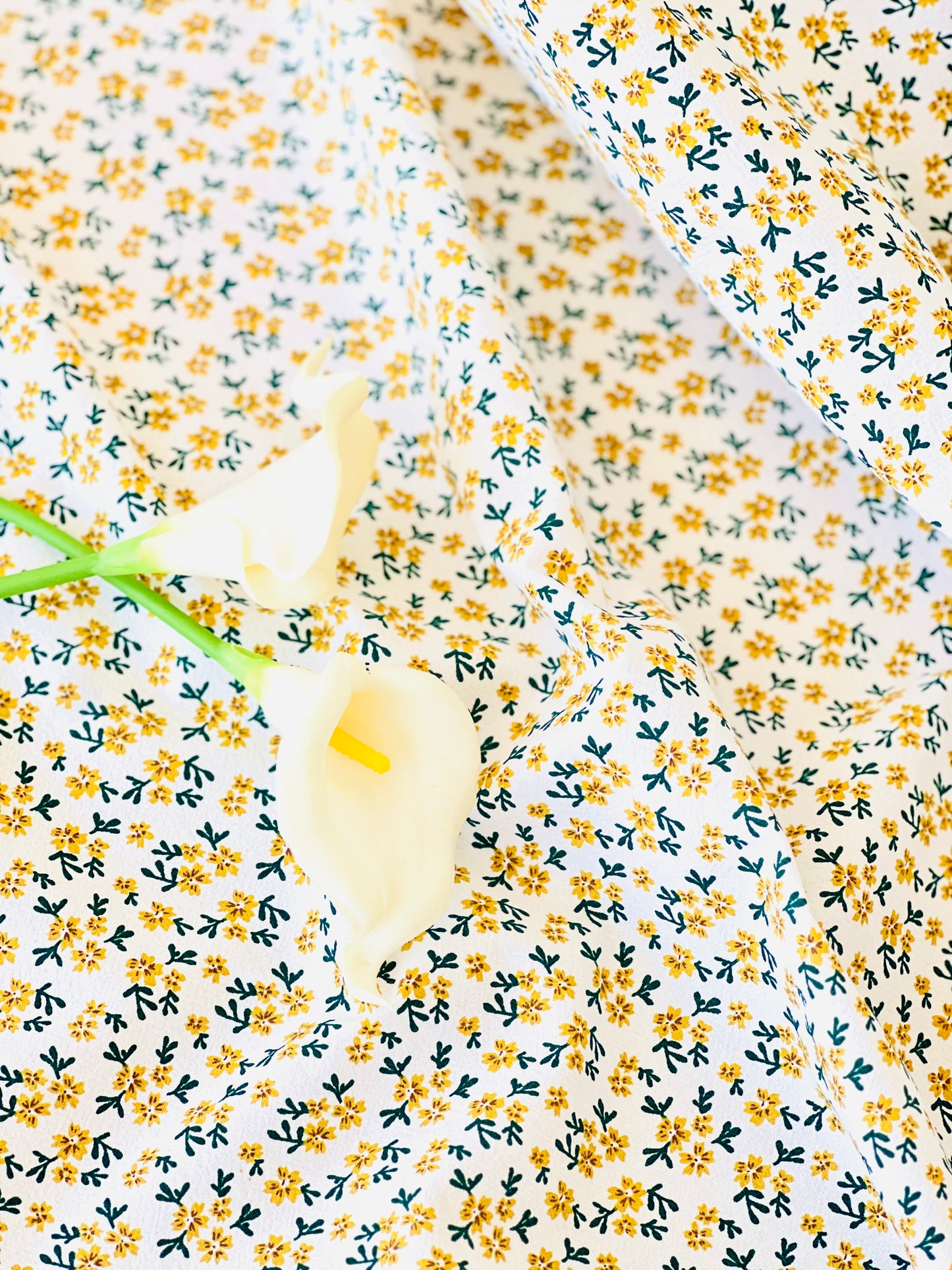 Pure Printed Cotton Flowers 01