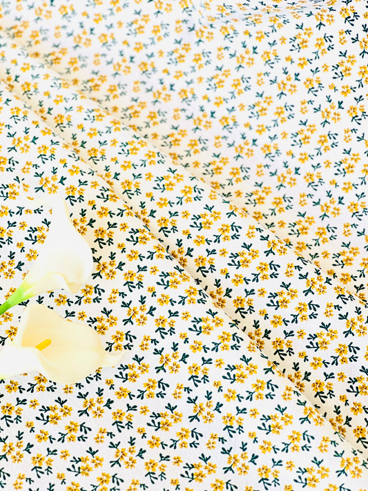 Pure Printed Cotton Flowers 01