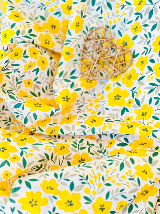 Printed Cotton Flowers 10