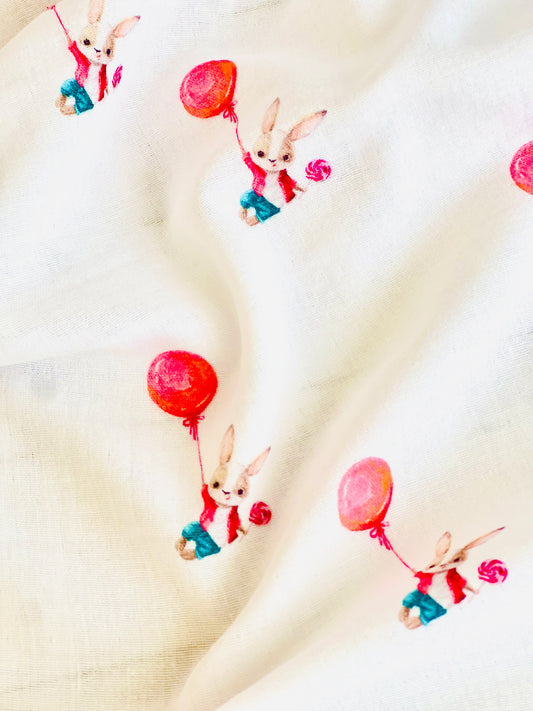 Muselina Ballon Rabbit