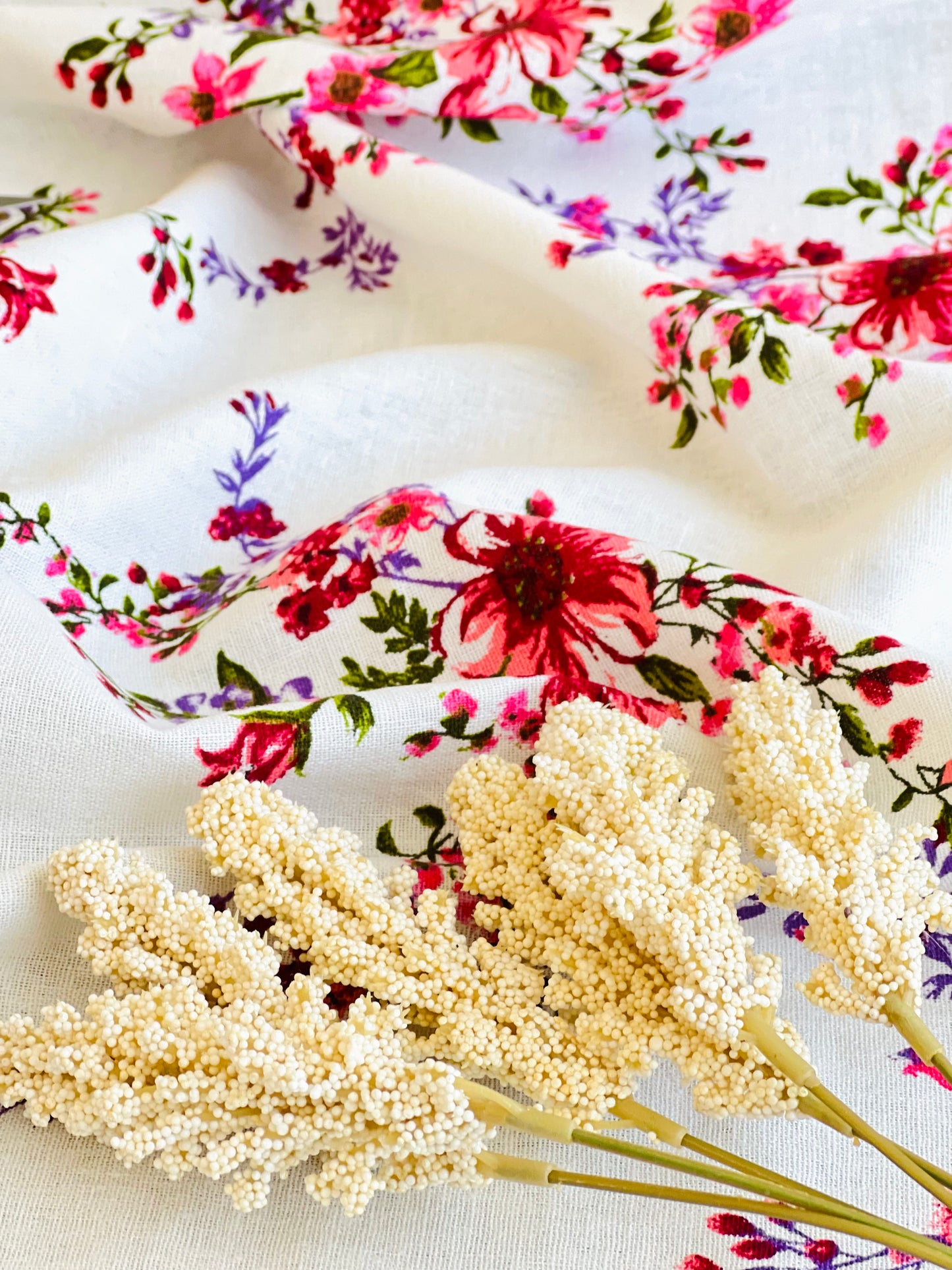 Printed Linen Sakura