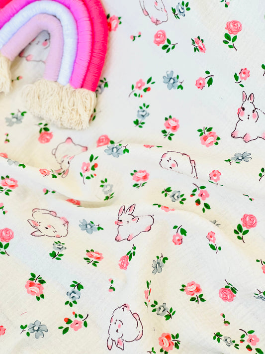Muselina Cute Rabbit