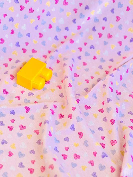 Interlock Colorful Hearts