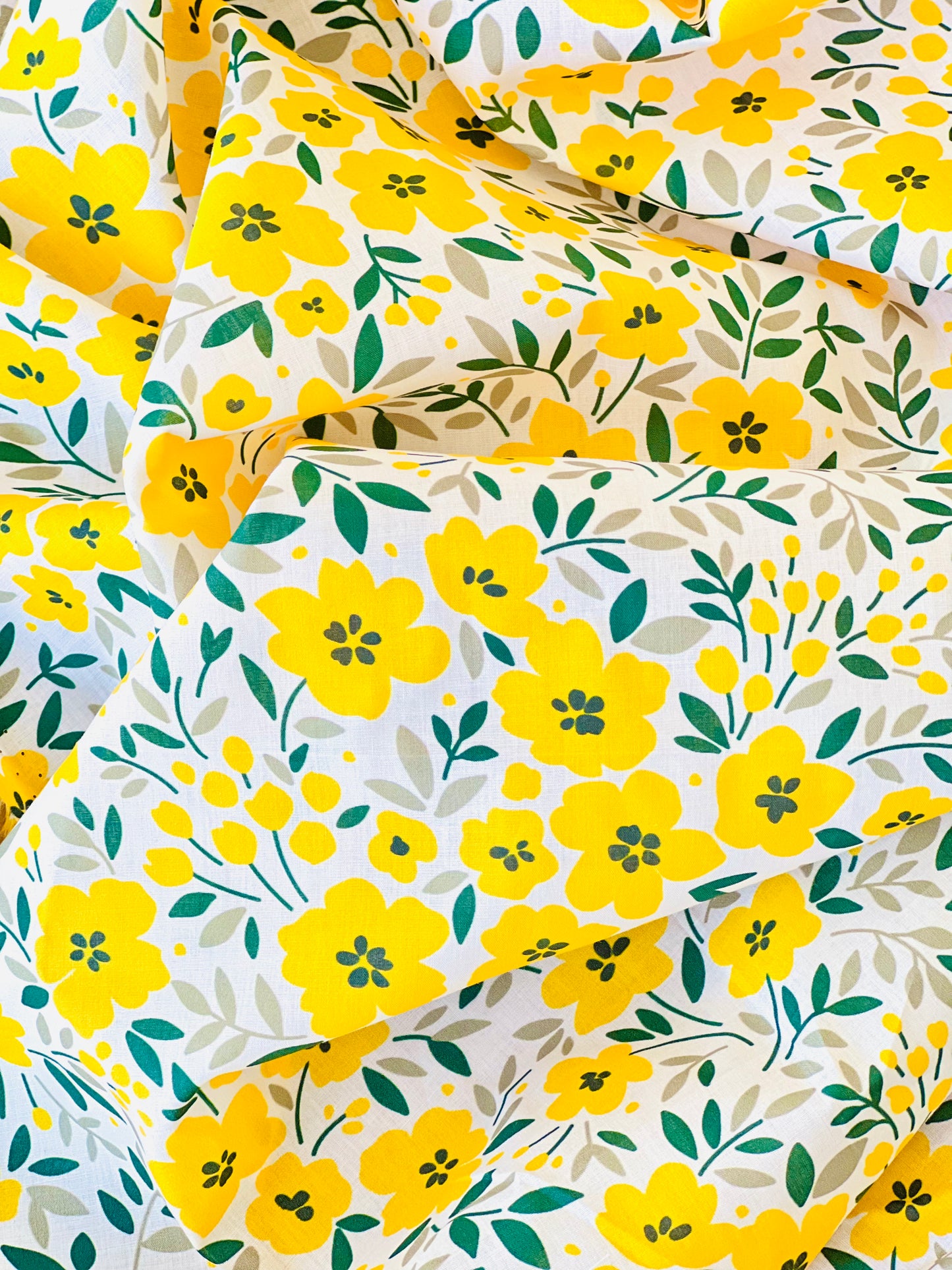 Printed Cotton Flowers 10