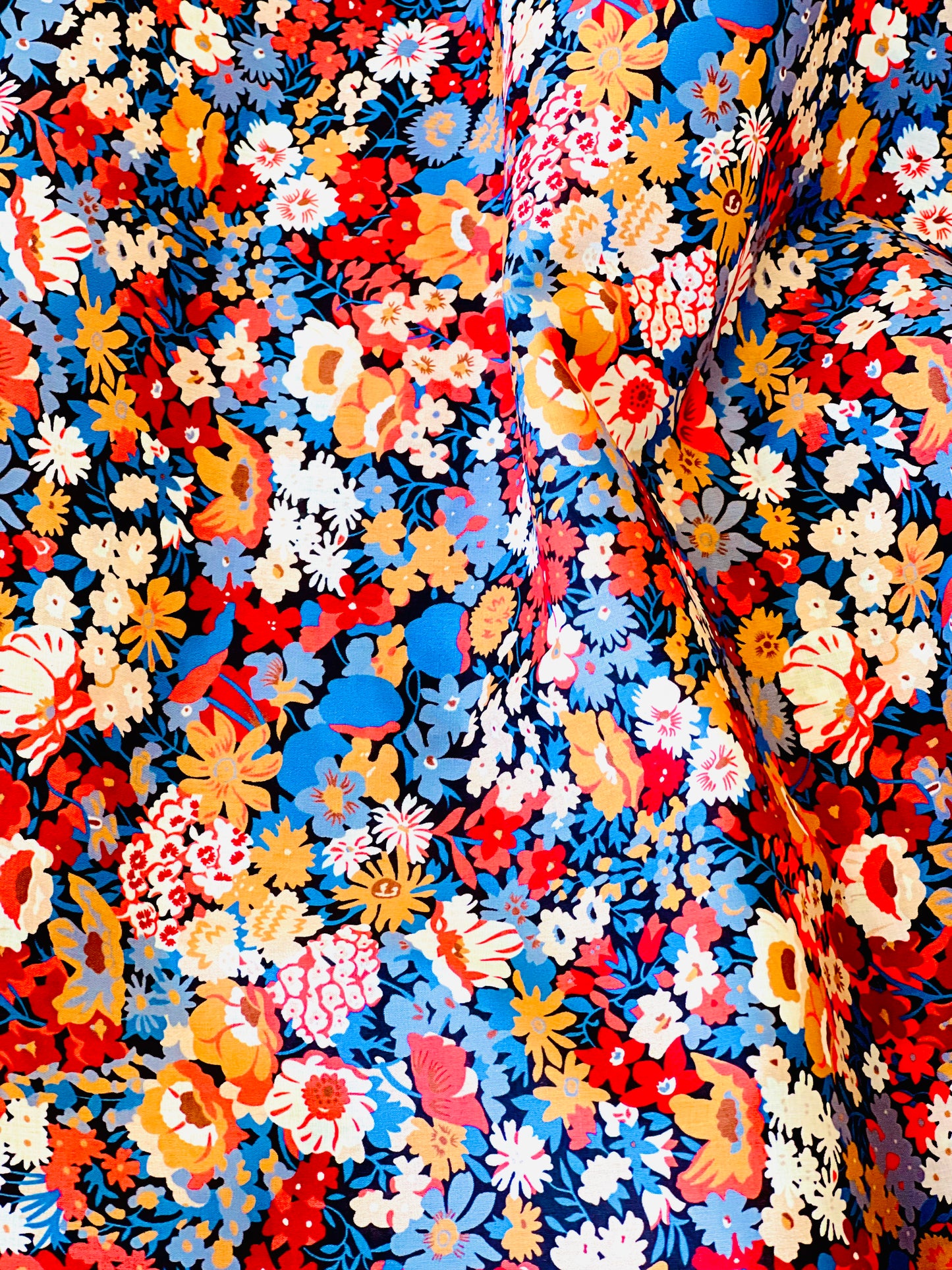 Printed Cotton Flowers 03