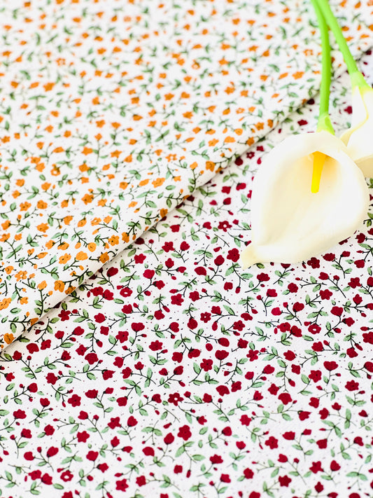 Pure Printed Cotton Flowers 02