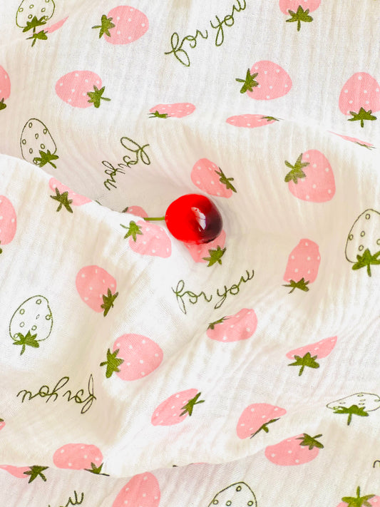Muselina Pink Strawberry