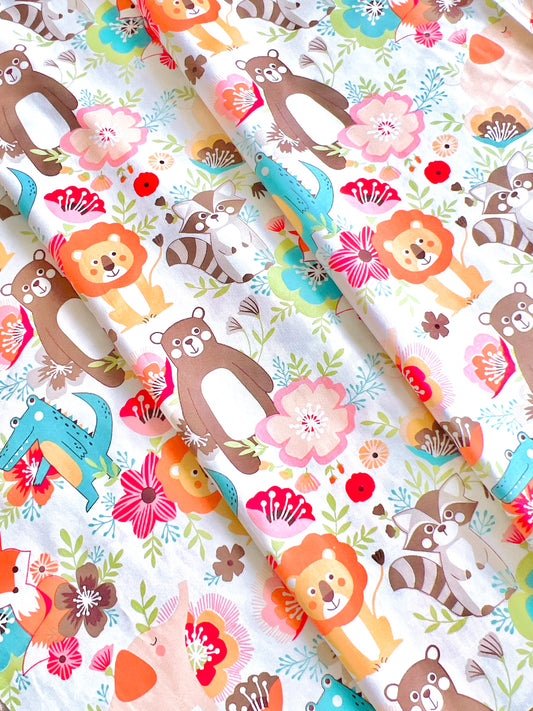 Cotton Twill Colorful Jungle