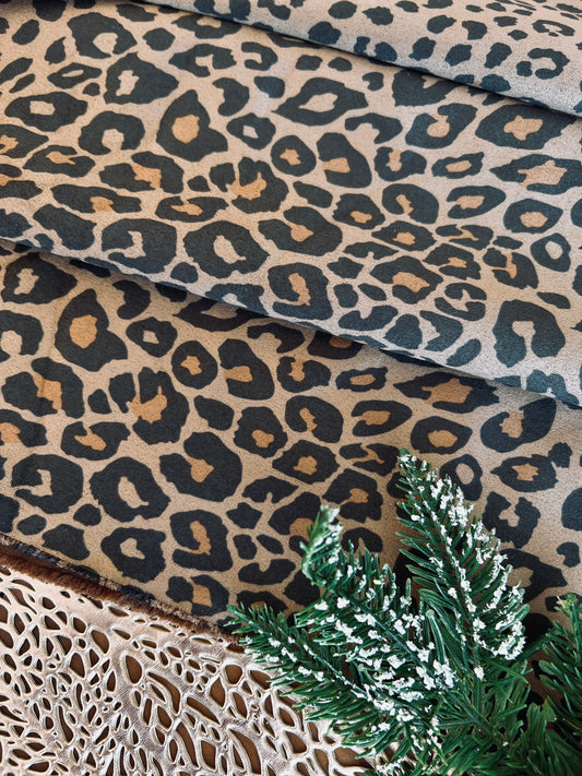 Suede Leopard