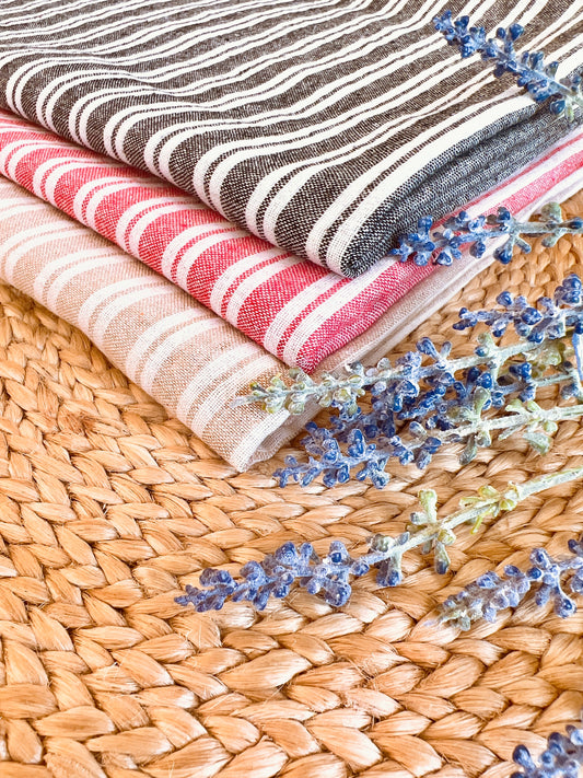 Printed Linen Stripes 05