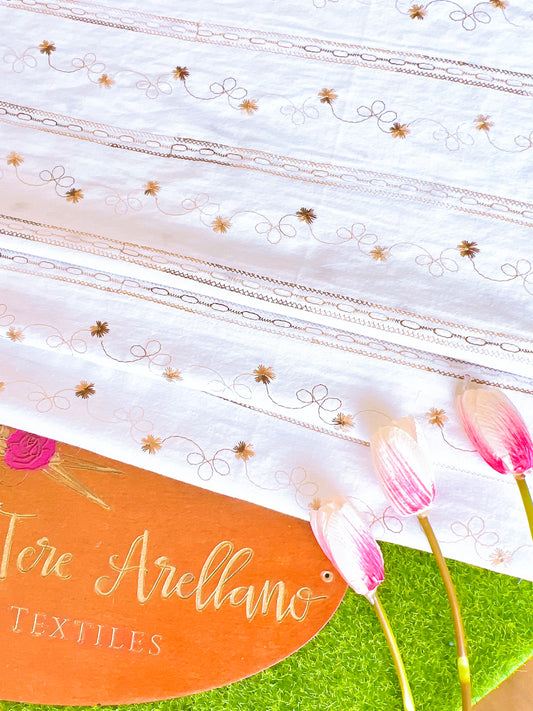 Embroidered Cotton Fall/W01