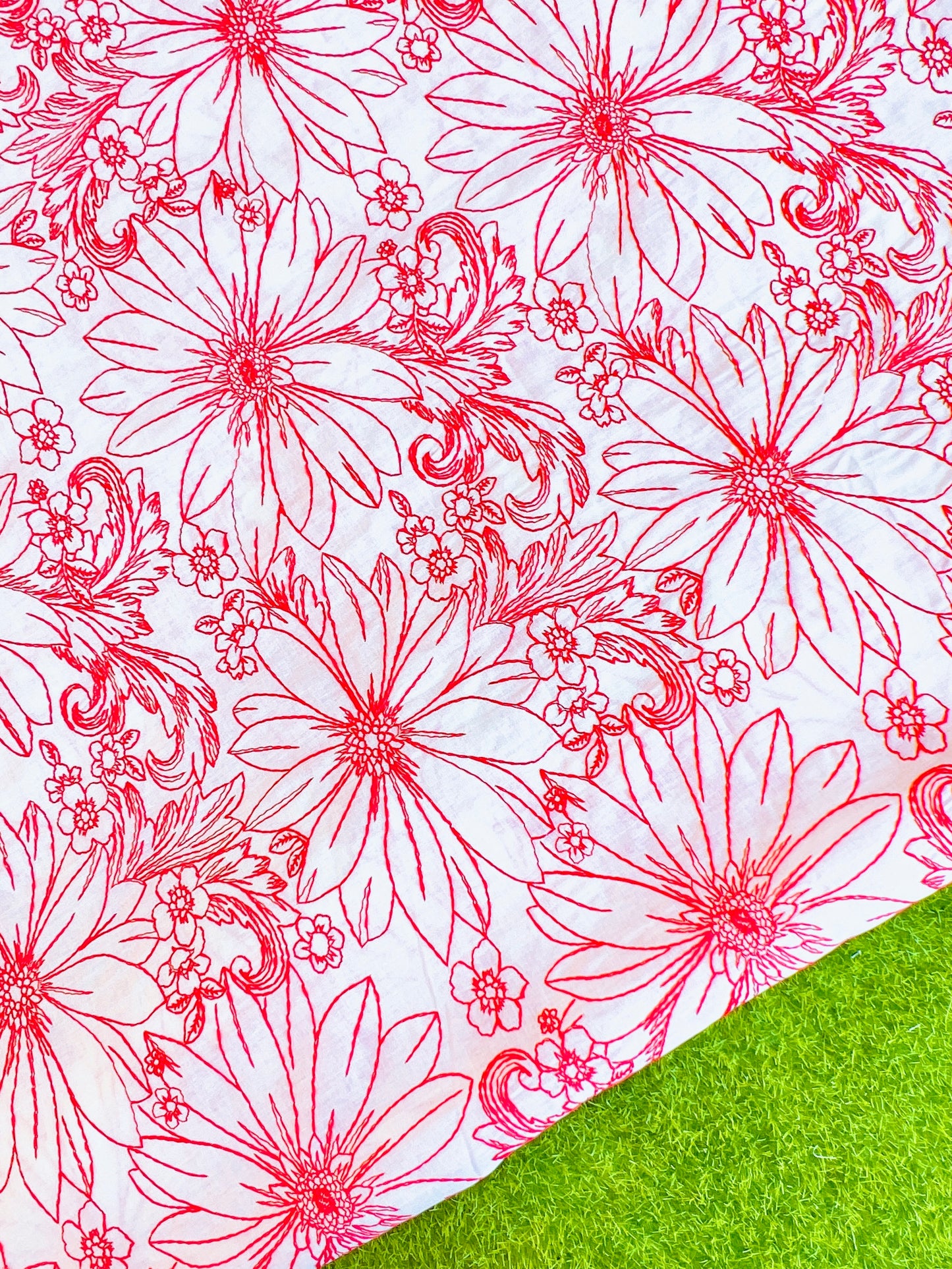 Embroidered Cotton Dalia