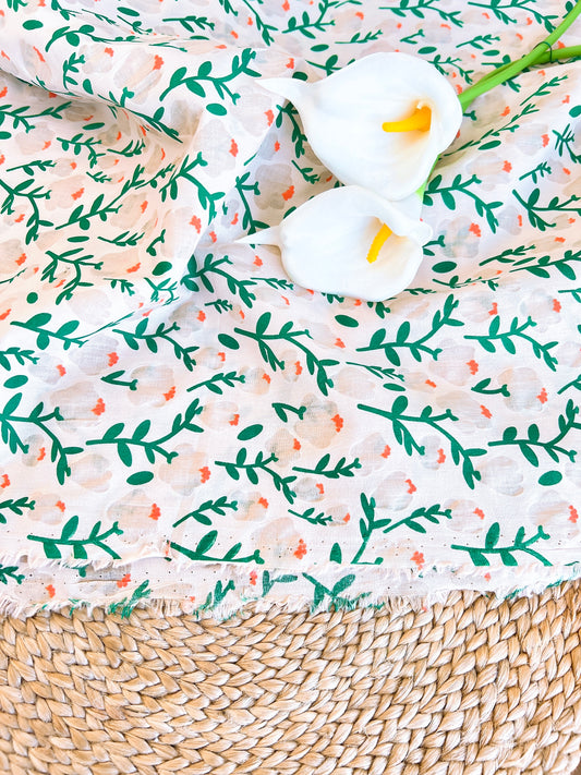 Printed Cotton Seersucker Spring/S01