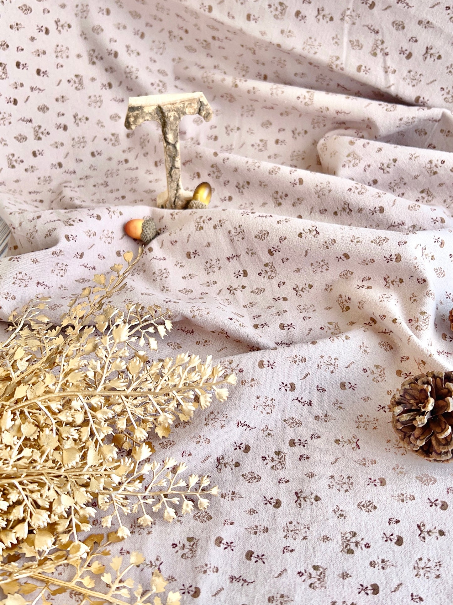 Franela Vintage Flower