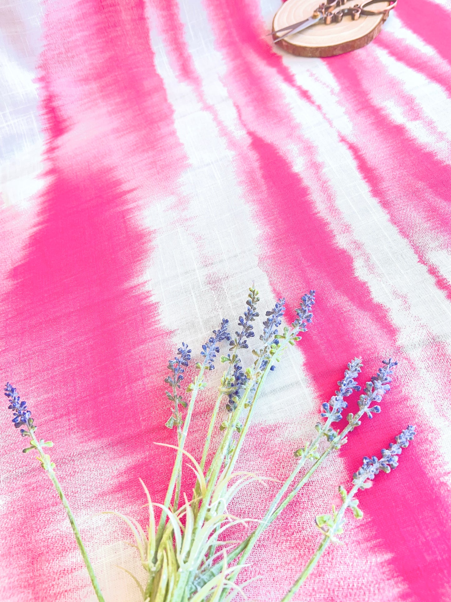 Printed Linen Tie Dye