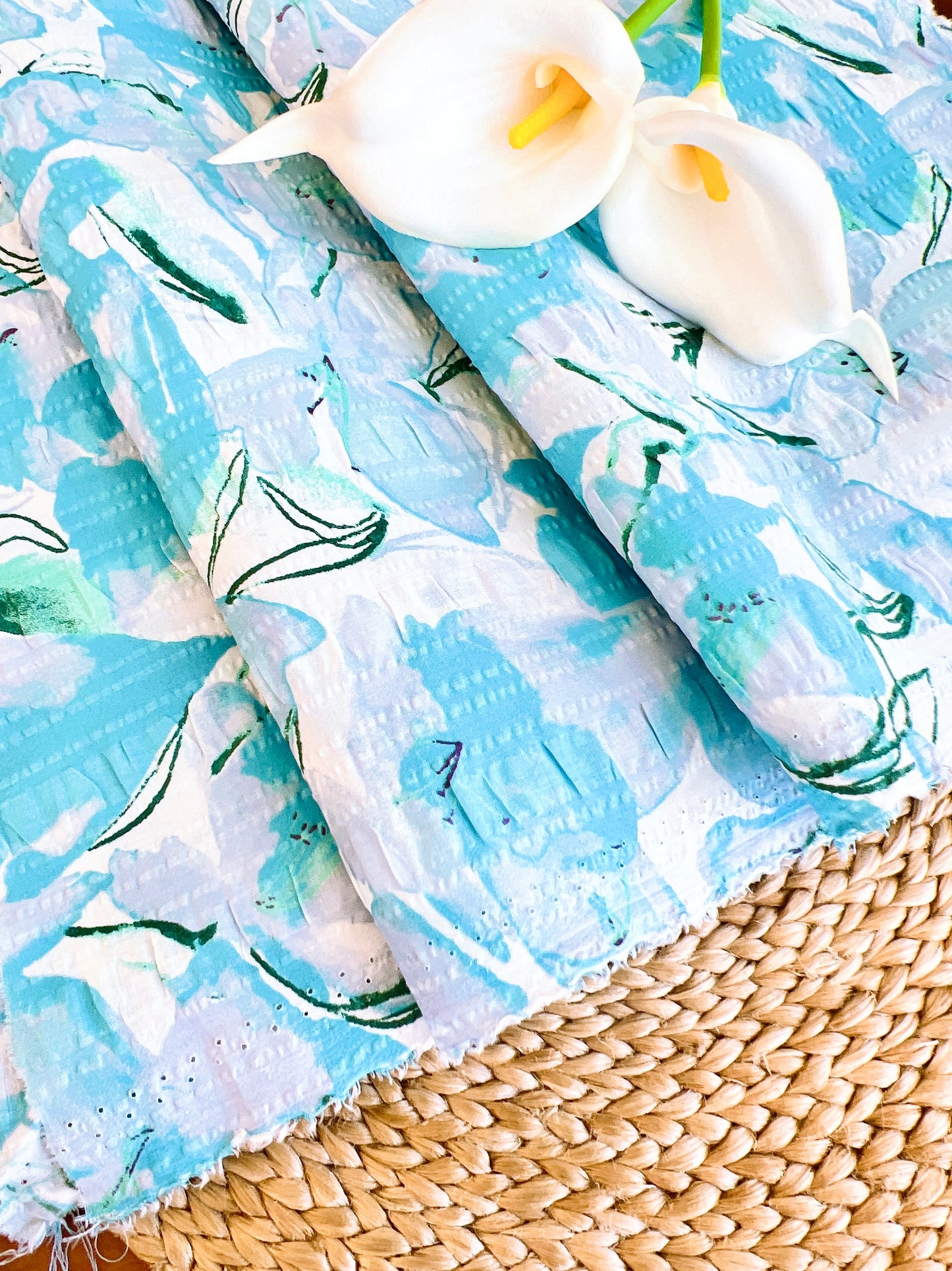 Printed Cotton Seersucker Spring/S03