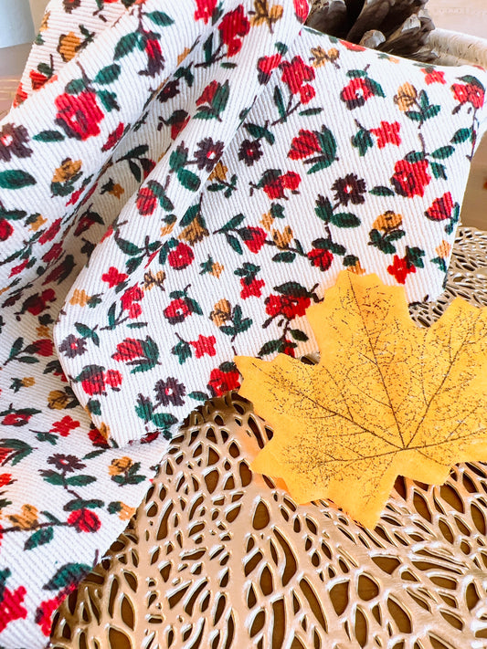 Printed Corduroy Flower 02