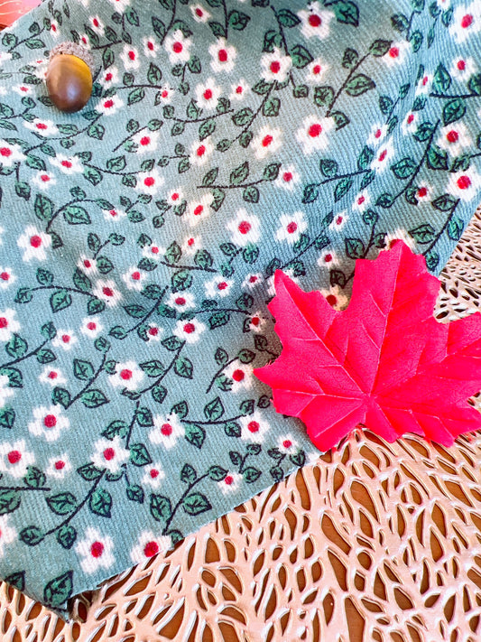 Printed Corduroy Flower 08