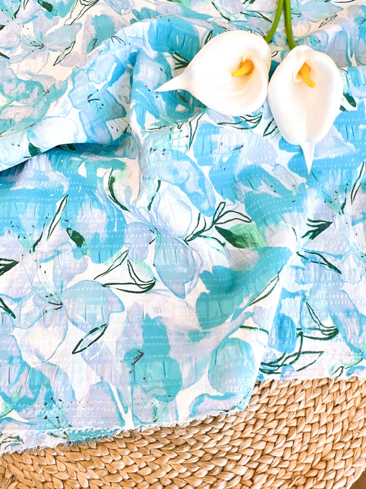 Printed Cotton Seersucker Spring/S03