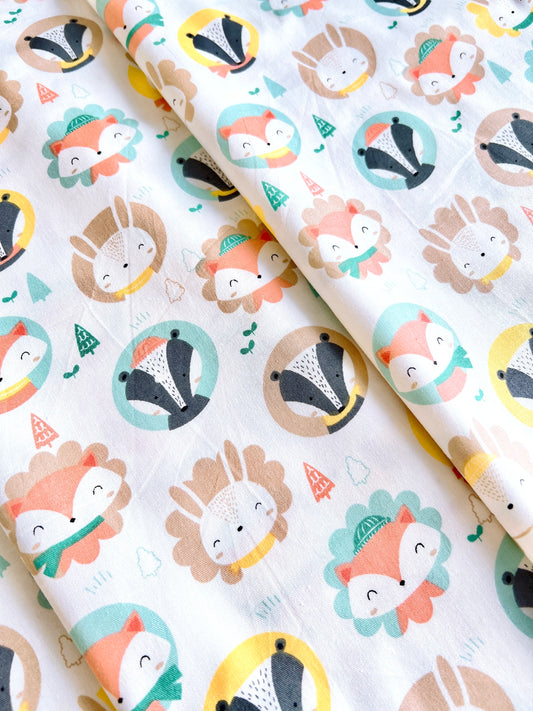 Cotton Twill Little Friends