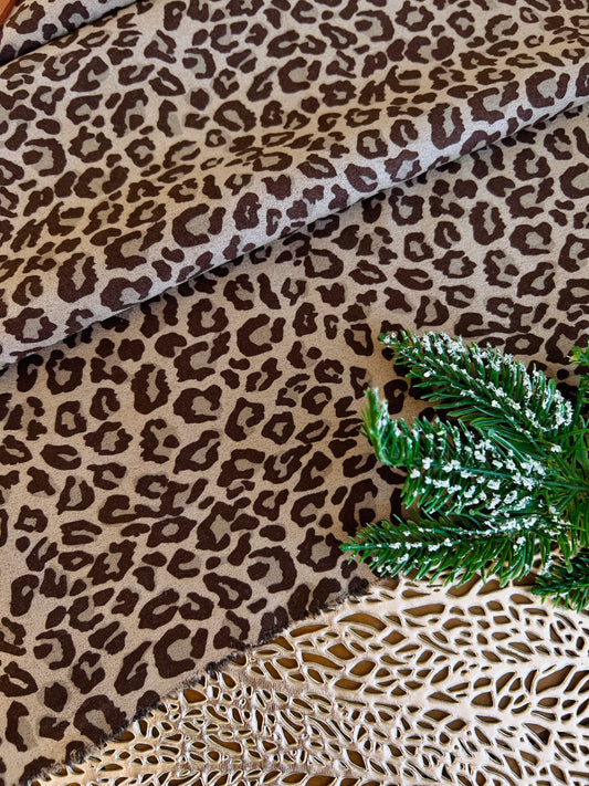 Suede Brown Leopard