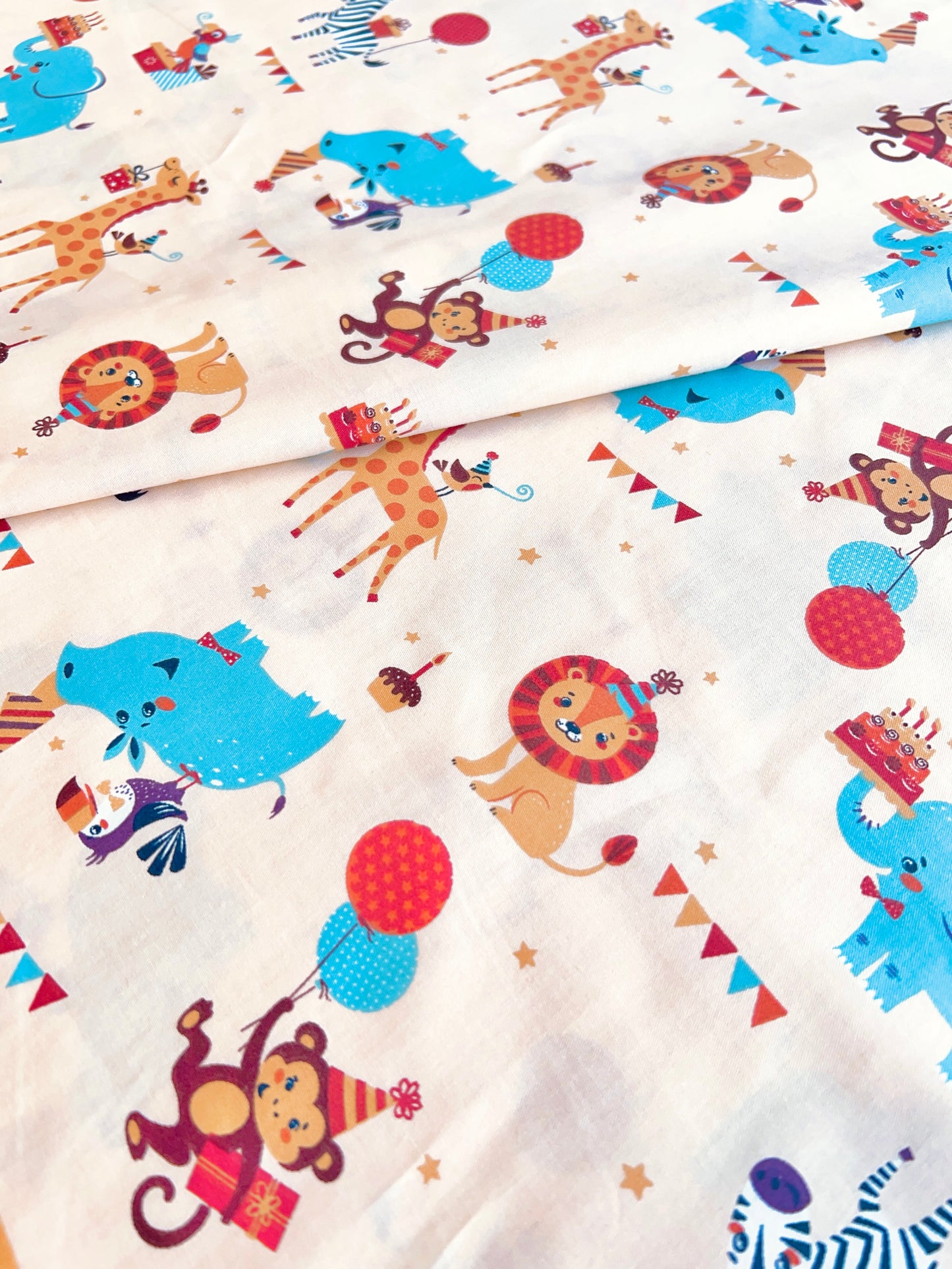 Cotton Twill Zoo Party