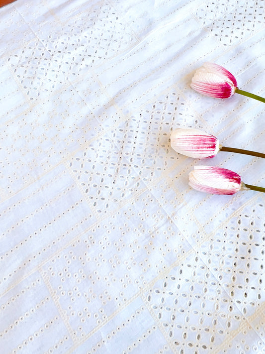 Printed Cotton Ivory 02