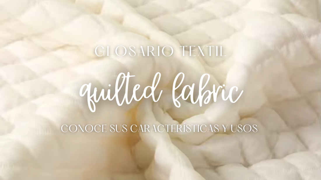 Tela acolchada con diseño acolchado y relleno interior, ideal para confeccionar colchas, bolsos, accesorios, ropa y proyectos decorativos.