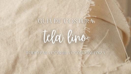 Guía de costura de la tela lino